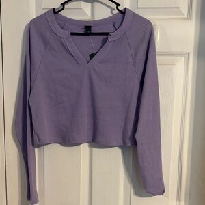 Wild Fable Lavender Long Sleeve Top
